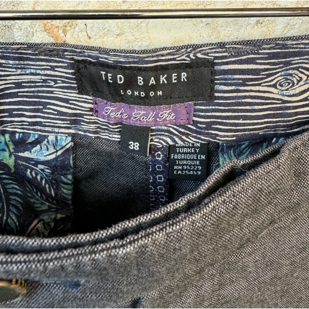 Ted Baker London Charcoal Grey Pants Ted’s Tall F… - image 3